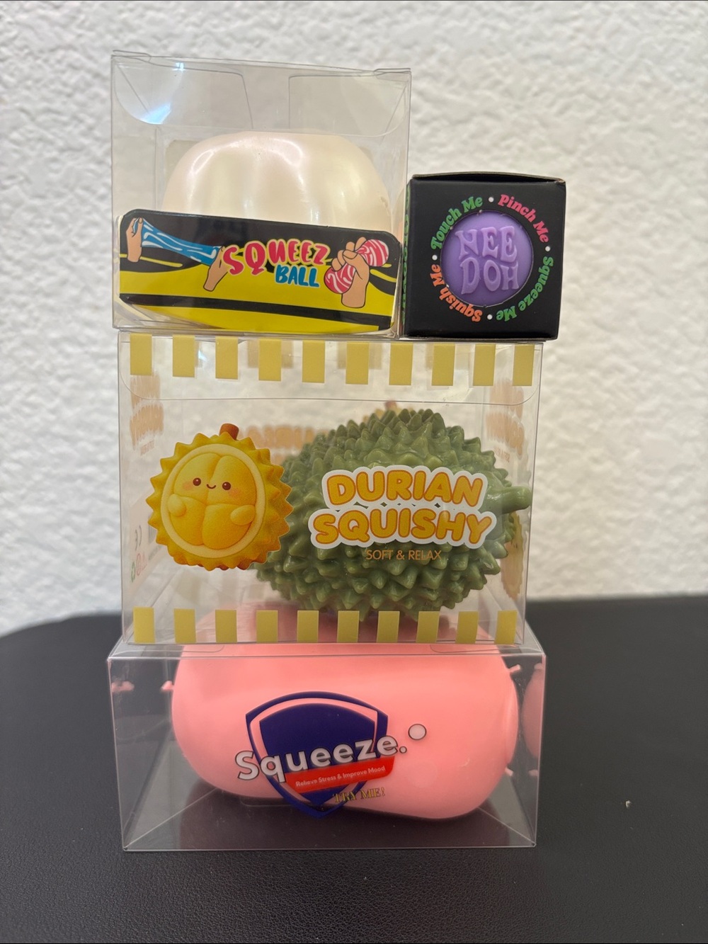 Viral Squishy Bundle - Crunchy, Coconut Oil, Squishy ASMR 4pc